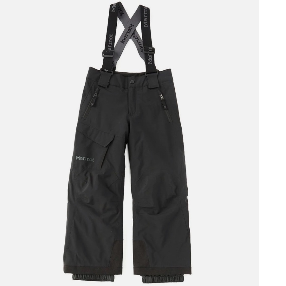 Marmot Kids Black Snow Pants
